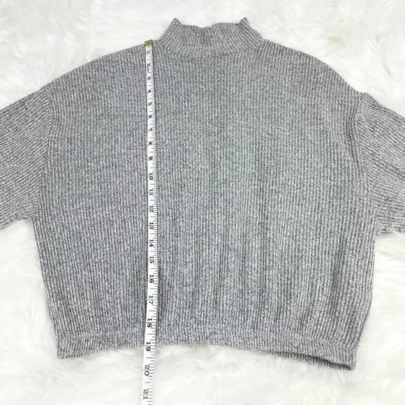 Garage Mock Neck Ribbed Sweater Size Small - Picture 2 of 6